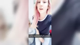 She pulls her chest out and teases alongside her fucked up taboo momma