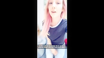 She pulls her chest out and teases alongside her fucked up taboo momma