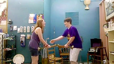 Real siblings cross a few boundaries as they get ready to fuck for real