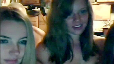 Everyone is experiencing the height of pleasure in a hot encounter