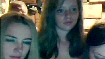 Everyone is experiencing the height of pleasure in a hot encounter