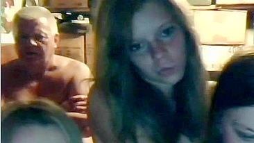 Everyone is experiencing the height of pleasure in a hot encounter