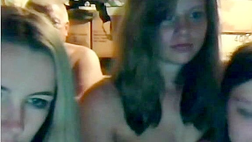 Everyone is experiencing the height of pleasure in a hot encounter