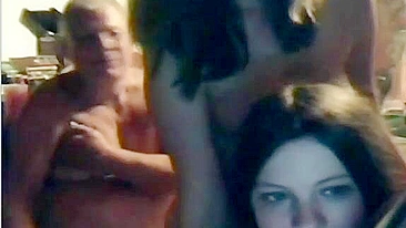 Everyone is experiencing the height of pleasure in a hot encounter