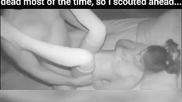 Daddy sexually pleasing her to make her scream and cream herself too