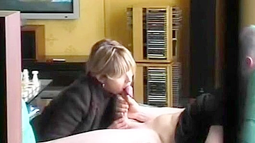 Lucky incest son examines her swollen, hairy crotch later down the line