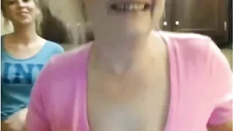 Mom and daughter showing their bodies in a real incest XXX movie