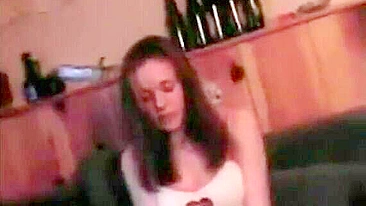 Teen daughter exploring the depths of desire and pleasure