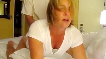 Observe as they go wild and passionately fuck each other in a hotel room