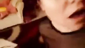Turkish mom is going to suck dick and get fucked in a taboo fashion