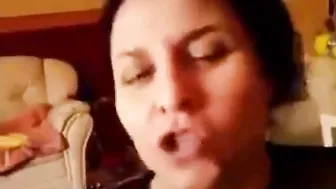 Turkish mom is going to suck dick and get fucked in a taboo fashion