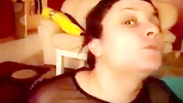 Turkish mom is going to suck dick and get fucked in a taboo fashion