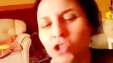 Turkish mom is going to suck dick and get fucked in a taboo fashion