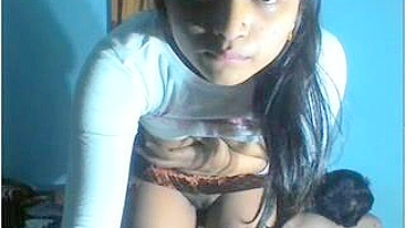 Indian sister is going to fuck her own ass and moan a bunch as well