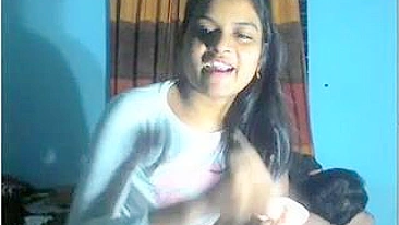 Indian sister is going to fuck her own ass and moan a bunch as well