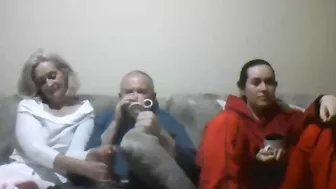 Incredible scene showing bodacious blonde fucking in front of her daughter