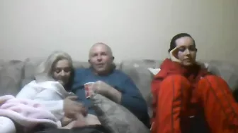 Incredible scene showing bodacious blonde fucking in front of her daughter