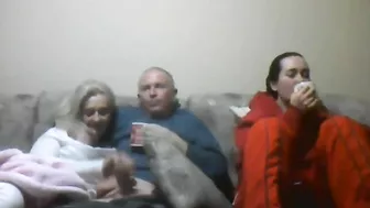 Incredible scene showing bodacious blonde fucking in front of her daughter