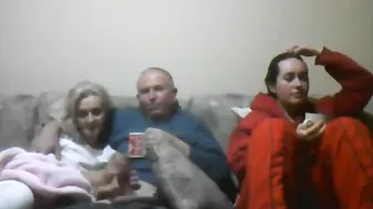 Incredible scene showing bodacious blonde fucking in front of her daughter