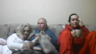 Incredible scene showing bodacious blonde fucking in front of her daughter