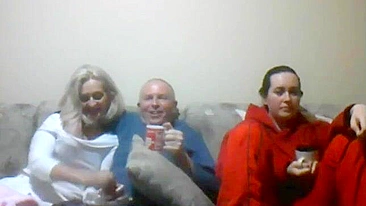 Incredible scene showing bodacious blonde fucking in front of her daughter