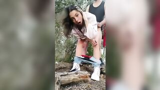 Daughter daddy forest fuck with lots of dirty talk and incest action
