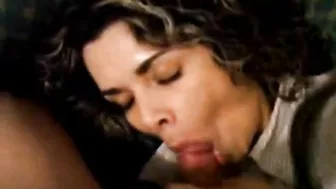 There is stunning attractiveness  as this mommy swallows his meaty dong