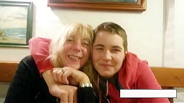 Son and mother sex session with hardcore stretching, gentle teasing