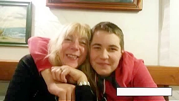 Son and mother sex session with hardcore stretching, gentle teasing