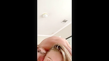 Mobile phone recorded fuck session with an innocent daughter taking dick