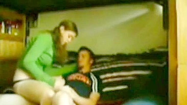 Siblings enjoying real taboo fuck on the fucking edge of sexual bliss