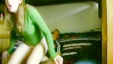 Siblings enjoying real taboo fuck on the fucking edge of sexual bliss