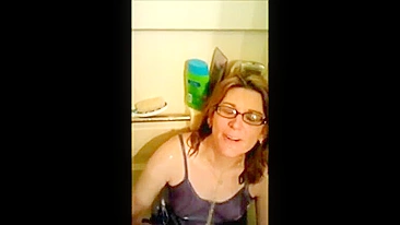 Mommy is happy to take his piss and sexual massage or something as well