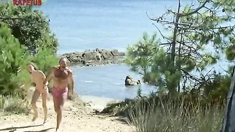 Hardcore pleasure session with daughters and dads, which centers on them