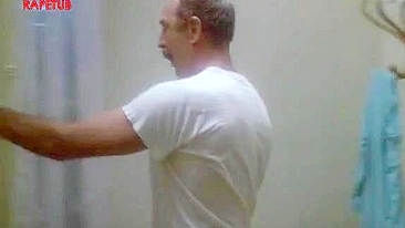 Hardcore pleasure session with daughters and dads, which centers on them