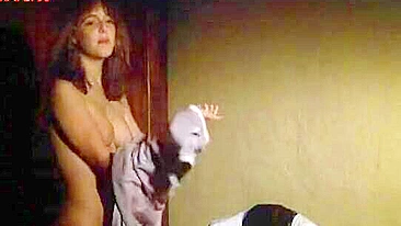 Hardcore pleasure session with daughters and dads, which centers on them