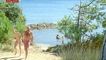 Hardcore pleasure session with daughters and dads, which centers on them