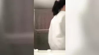 Sister teasing brother with her exquisite booty that looks so tight Sister teasing brother with her exquisite booty that looks so tight