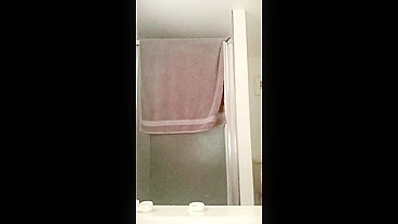 Sister teasing brother with her exquisite booty that looks so tight