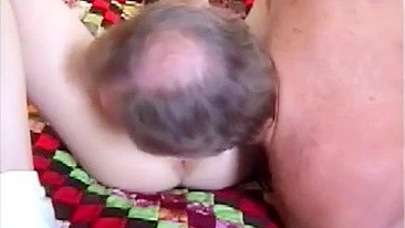Inseminating his barely legal daughter's fresh hole in an incest video