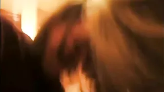 Mom and daughter sharing dick in a taboo incest flick with fellatio