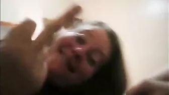 Mom and daughter sharing dick in a taboo incest flick with fellatio