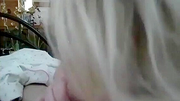 Sweet and slutty mommy with big juicy milkers is going to bounce on that D