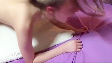 Seizing full control of this daughter's hot wet pussy in taboo vid