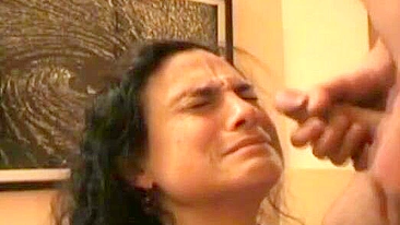 Dude is going to cover his own mother in cum because he is big into taboo