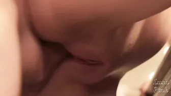 Daddy dick is going to slide inside in a tight opening in an incest vid