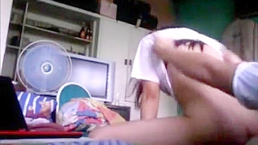 Tearing away her pussy in a hardcore gaping movie with lots of fucking