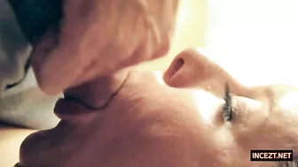 Sexy mom is going to suck hard cock in a taboo porn movie with Incest