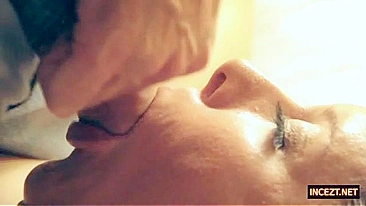 Sexy mom is going to suck hard cock in a taboo porn movie with Incest