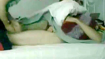 Older sister is going to suck this dude off in a hot incest porn movie